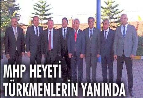 Türkmenler için MHP heyeti Hatay'a hareket etti