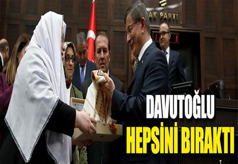 Davutoğlu hediyeleri Başbakanlık’ta bırakmış