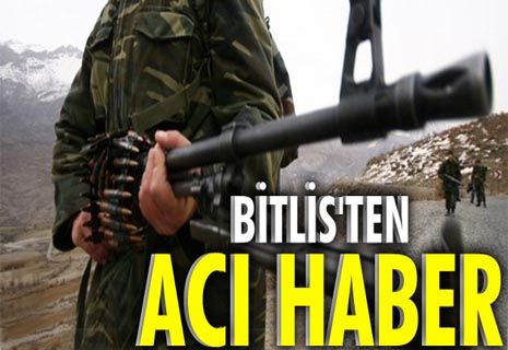 Bitlis'te 2 asker şehit oldu