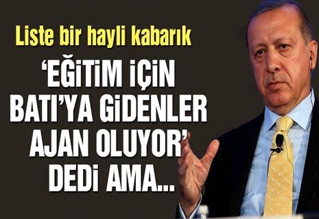 Erdoğan’dan ‘batıda eğitim için’ tartışılan sözler