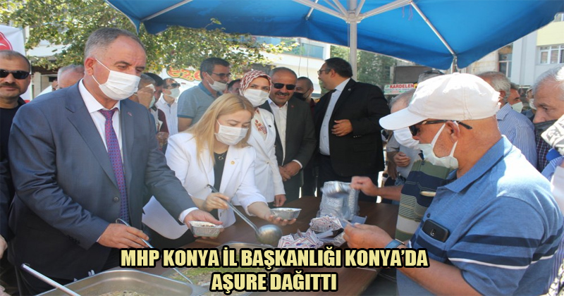 MHP Konya İl Başkanlığı Konya'da Aşure Dağıttı