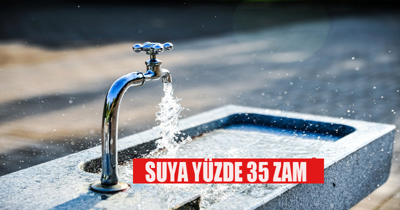 Konya'da Suya Yüzde 35 Zam