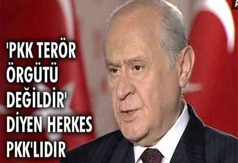 'PKK TERÖR ÖRGÜTÜ DEĞİLDİR' DİYEN HERKES PKK'LIDIR