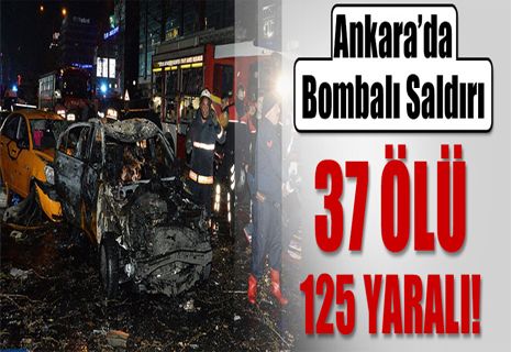 Ankara Kızılay'da büyük patlama!