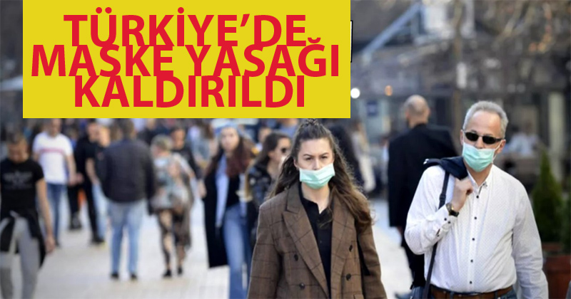 Türkiye'de Maske Yasağı Kaldırıldı