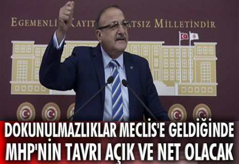 Vural: Dokunulmazlıklar Meclis'e geldiğinde MHP'nin tavrı açık ve net olacak