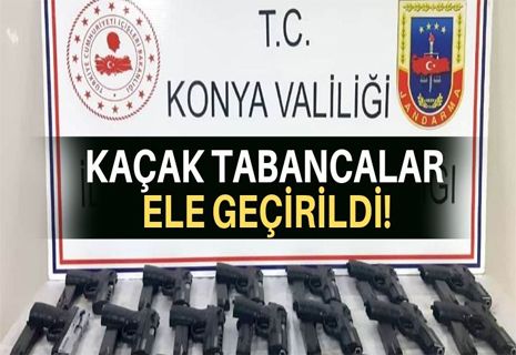 Konya'da silah operasyonu!